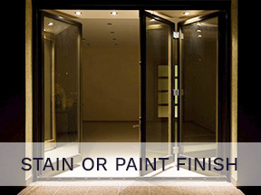 stain or paint finish